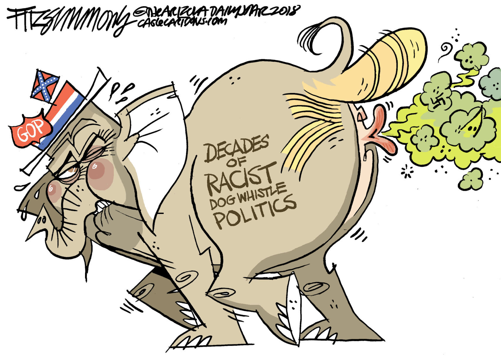 Daily Fitz Cartoon: Voice of the Party